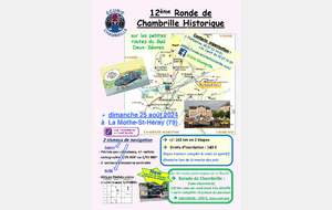 La 12e Ronde de Chambrille Historique, c'est dans 4 semaines !