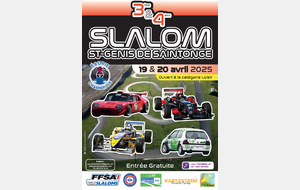 Engagements ouverts pour les Slaloms de St Genis de Saintonge !!