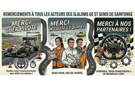 Merci à tous d'avoir contribué au succès des 5e et 6e Slaloms de St Genis !